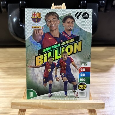 Panini Adrenalyn XL FC Barcelona Billion Dual Card Lamine Yamal & Raphinha