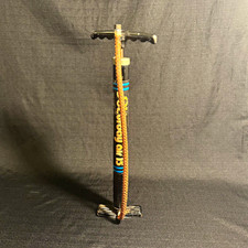 Vintage Saturday Air 15 Ap-15 Floor Tire Pump 60 Psi Orange Braided Hose Works Vintage Saturday Air 15 Ap-15 Floor Tire Pump 60 Psi Orange Braided Hose Works