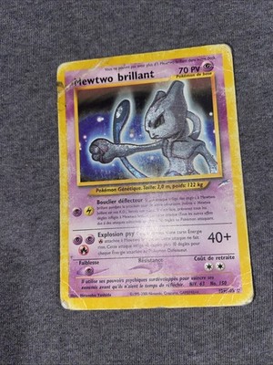 Pokemon Card - Mewtwo Brilliant 109/105 Holo - NEO DESTINY - FR  
