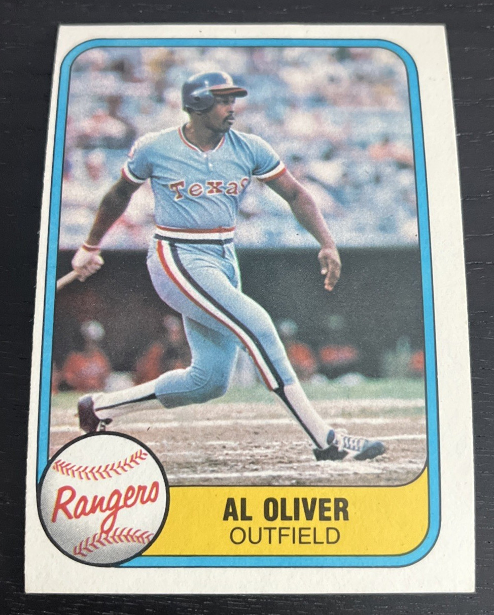 1981 Fleer - Al Oliver - Texas Rangers - #626