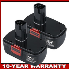 2Pack for Craftsman 19.2 Volt 11375 Battery C3 DieHard 130279005 11376 130279003