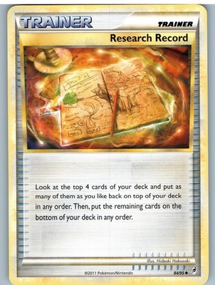 Research Record Uncommon Call of Legends 84/95 NM