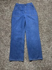Vintage 70s Sears High Rise Denim Jeans Talon 42 USA Womens 16