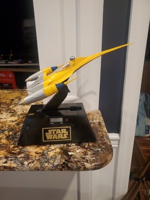 Star Wars Episode 1: Phantom Menace 1999 Naboo Starfighter Alarm Clock-MINT!!!