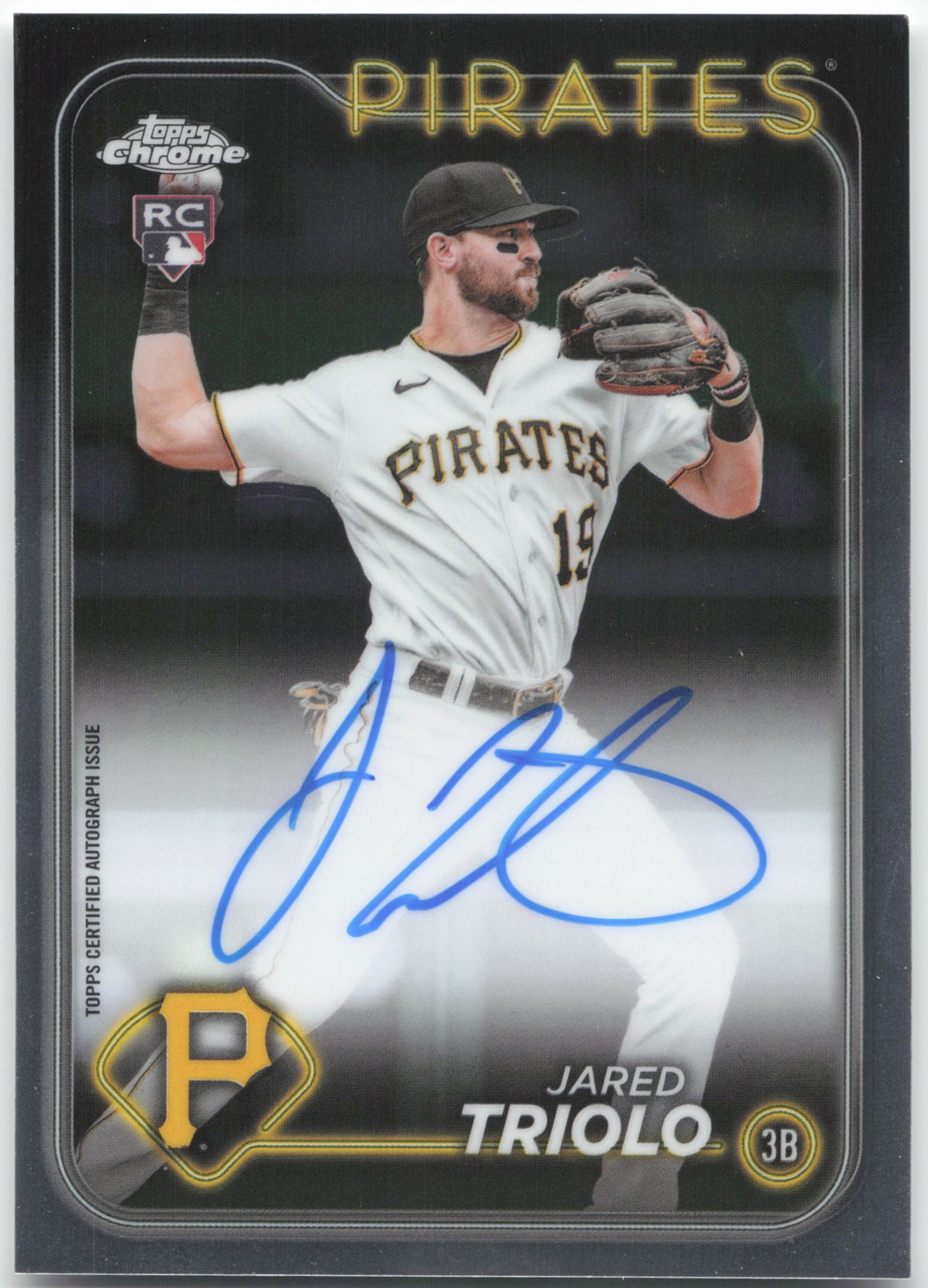 2024 Topps Chrome #RA-JTR Jared Triolo Rookie Autographs