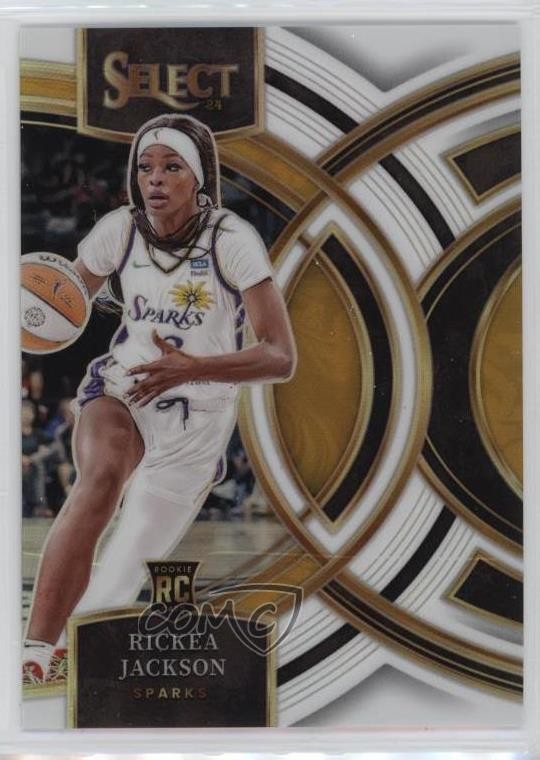 2024 Select WNBA Premier Level White Prizm 38/99 Rickea Jackson Rookie RC 00zd