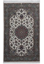 3 x 5 Finer Perrsian Tabriiz Rug Wool and Silk 400 KPSI #PIX-22782