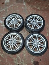 AUDI A3 8P 18" LE MANS ALLOY WHEELS & TYRES 8P0601025BA 7.5J ET54 225/40/R18