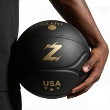 Indoor Silent Basketball Size 7 - Silent Foam Ball, Quiet Dribbling, Safe a...