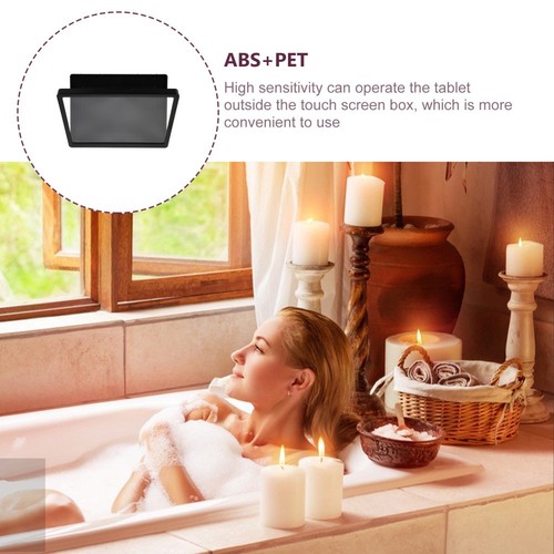 Waterproof and Anti-fog Storage Box Bathroom Tablet Case Shower Holder - 第 8/12 張圖片
