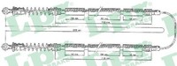 Bremsseil Seilzug Feststellbremse LPR C0203B FüR Fiat Cinquecento Seicento 600