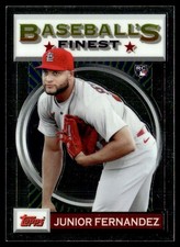 2020 Topps Finest Flashbacks Junior Fernandez Rookie St. Louis Cardinals #176