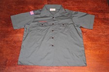 Boy Scouts of America BSA Women's Shirt Large 38-40, Venturing Green No Patches