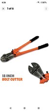 HEAVY DUTY CARBON STEEL CABLE WIRE BOLT CUTTER TOOL INDUSTRIAL 18" NEARLY NEW
