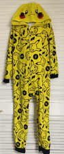 Youth Pokemon Pikachu Hooded Blanket Sleeper Fleece Pajama, Size: 8/10