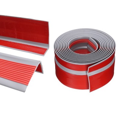 Für Stair Edge Protector Anti-Slip Treppenkantenleiste, Rot (3m)