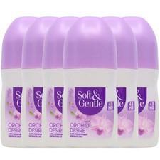 Soft & Gentle Orchid Desire Anti-Perspirant Roll On Deodorant 6 x 50ml