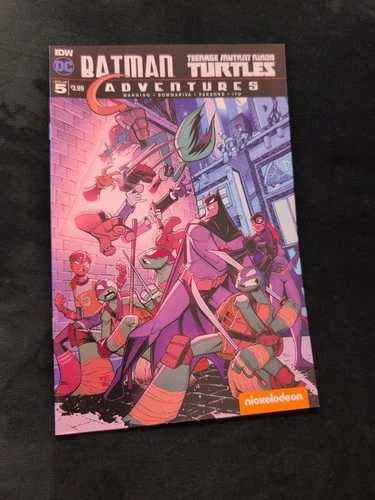 BATMAN TEENAGE MUTANT NINJA TURTLES ADVENTURES #5  NICKELODEON VARIANT 1