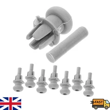 FIT CITROEN Grey Parcel Shelf Clips Pins Boot Hooks Cord String Strap Trim 2x