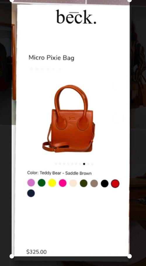 Bēck Micro Pixie Bag(Teddy Bear-Saddle Brown - image 12