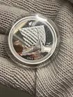 2018 Isle Of Man Viking Longship One Noble 1 oz Silver Coin Proof