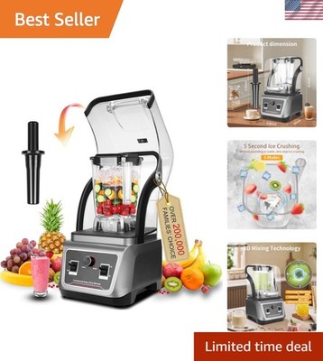 Quiet Operation 2L Blender with Automatic Cleaning   Perfect for Homes & Shops