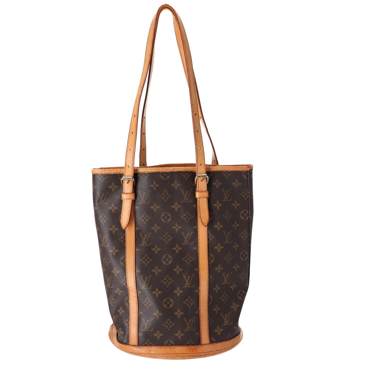 Louis Vuitton Bucket GM Monogram Shoulder Bag M42236 + Pouch | eBay