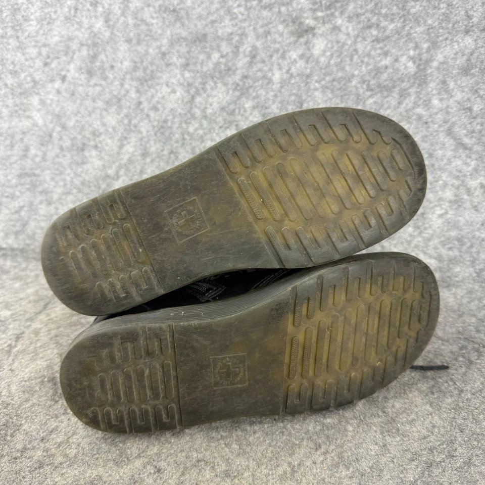 Кожаные черные боевые ботинки Doc Martin AW004 молодежный размер 4 - Изображение 3 из 4