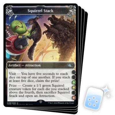 SQUIRREL STACK (3/4/6) X4 Unfinity Magic MTG MINT CARD