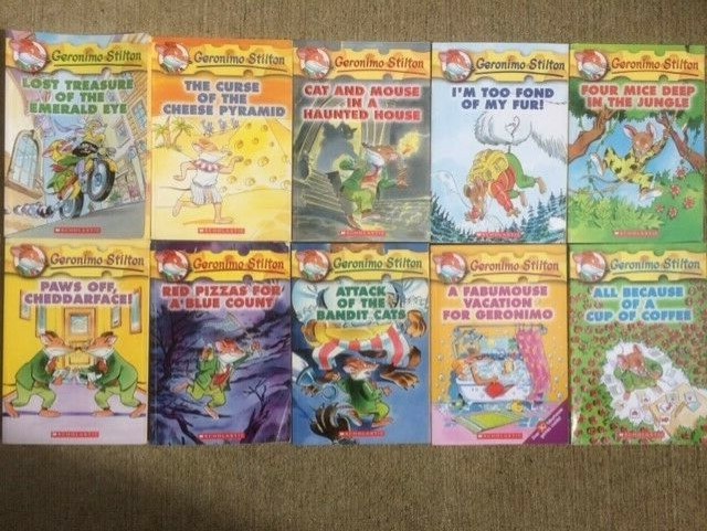 Geronimo Stilton 1-10 set 1 2 3 4 5 6 7 8 9 10 PB lot | eBay
