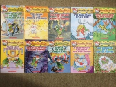 Geronimo Stilton 1-10 set 1 2 3 4 5 6 7 8 9 10 PB lot | eBay
