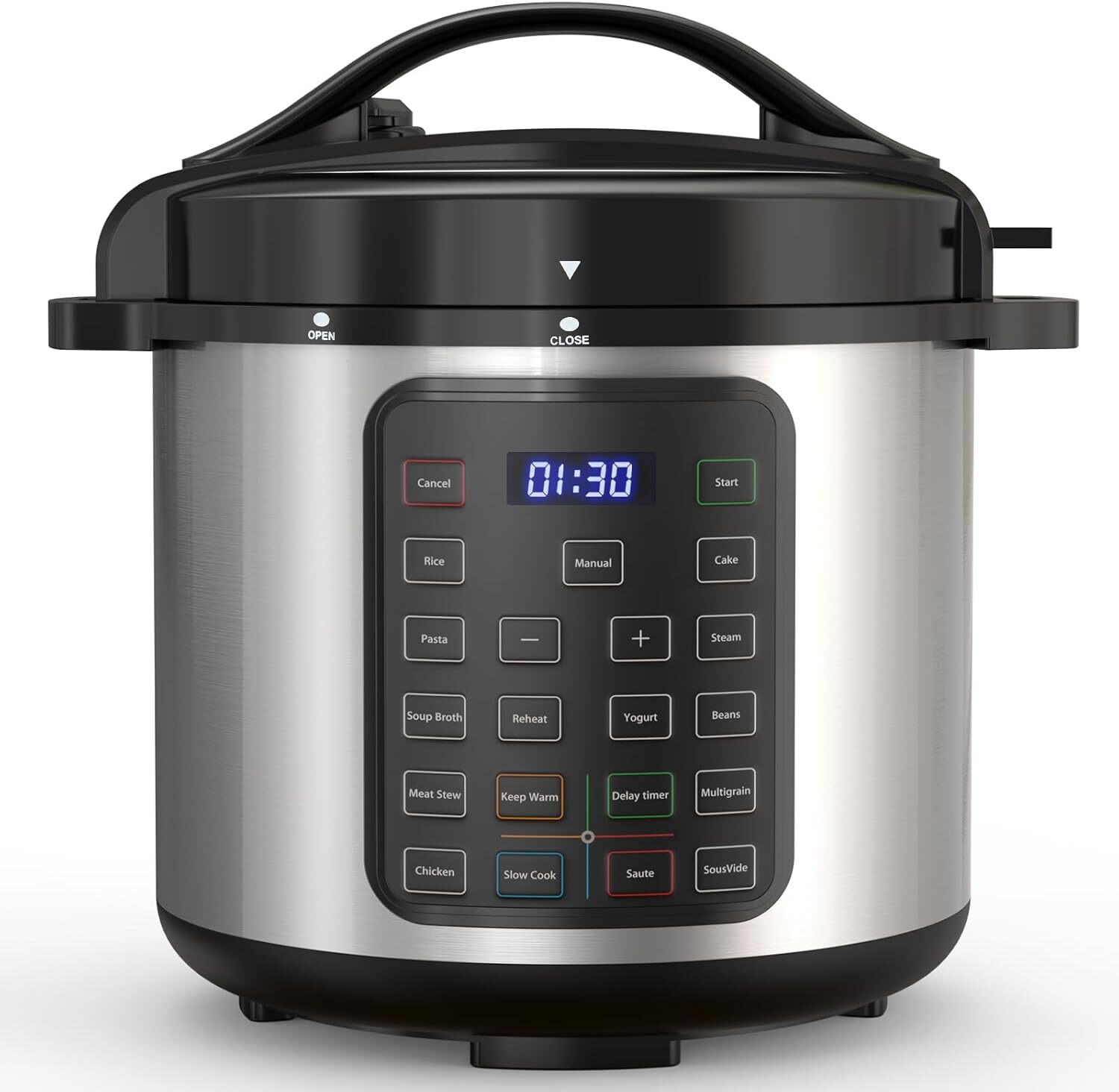 6/8 Quart Multi-function Digital Bakery Stainless Steel