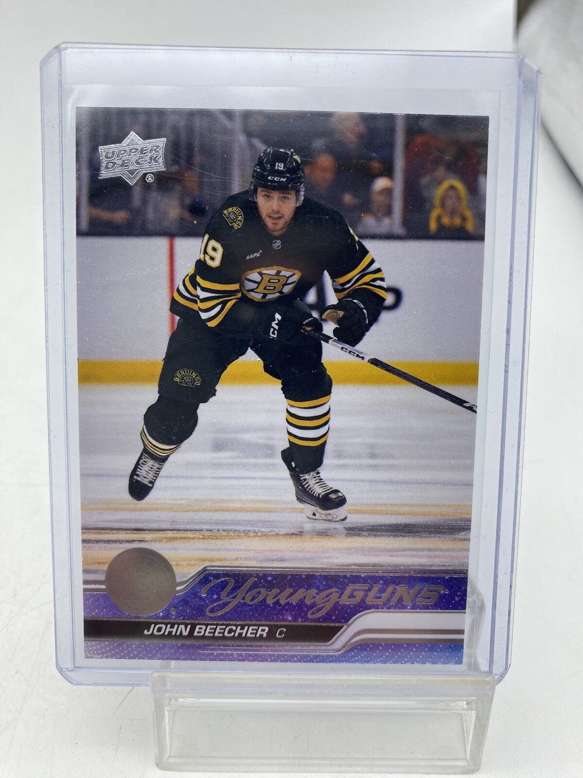 2023-24 Upper Deck Young Guns John Beecher RC #472 Boston Bruins