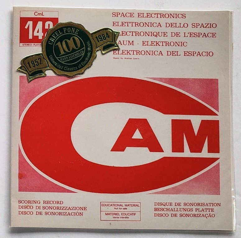 Andres Lewin CD Space Electronics - Creel Pone - 1977 Italian Electronic Library