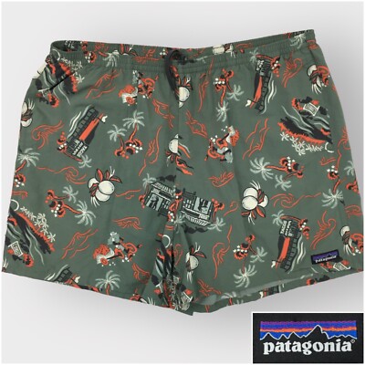 Patagonia Baggies Shorts Mens Size XL Pockets Swim Lined Nylon Drawstring Tacos