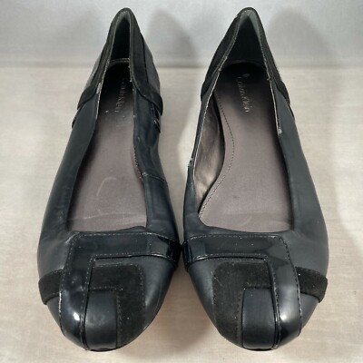Calvin Klein Black Flat Slip On Shoes Size Women's