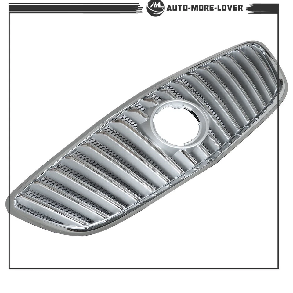 适用于 2010 2011 2012 年 2012 年别克曲棍球前上保险杠格栅烤架铬合金 — 第 3/4 张图片
