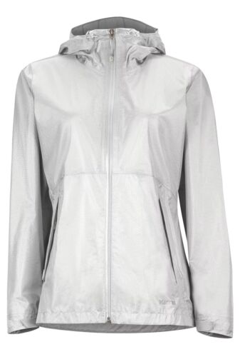 $160 Marmot Crystalline Rain Jacket Waterproof Light Packable Women Medium White - Picture 1 of 10