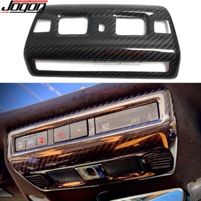 Carbon Roof Reading Light Button Covers For Corvette C8 Stingray Z06 Z07 Z51 20+
