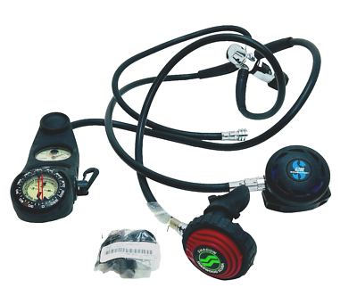 Scuba Pro MK200 G200 Regulator with Sherwood Gauge & Shadow 