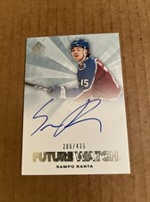 2021 SP Authentic Future AUTO ROOKIE SP /499 Sampo Ranta RC #RFWA-SR Hockey (d4)