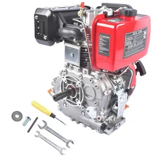 6.3KW 10HP 418CC 4 Stroke Diesel Engine 186F Single Cylinder Air Cooled Machine
