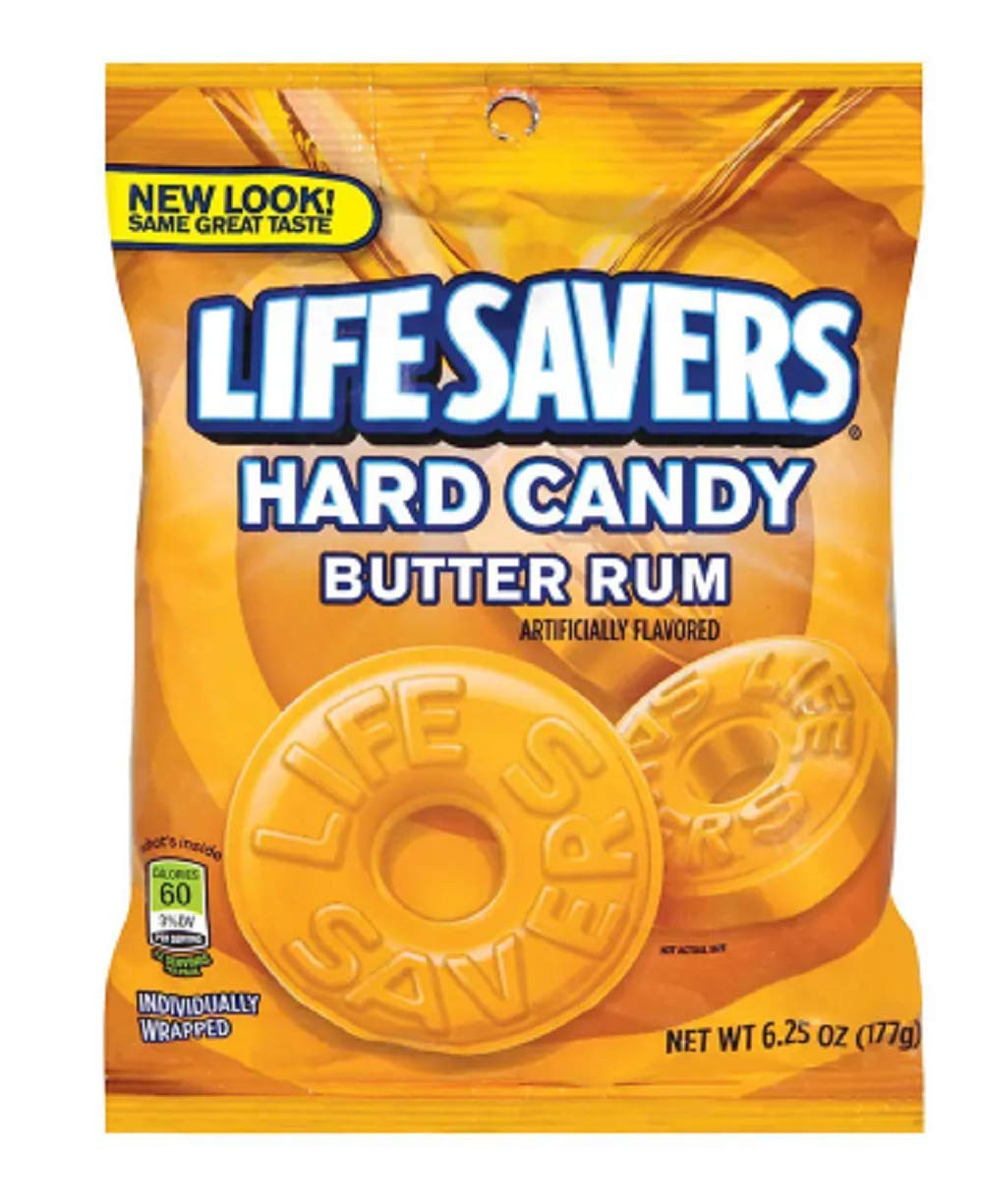 Пакетик карамели Lifesavers с маслом и ромом, 6,25 унции