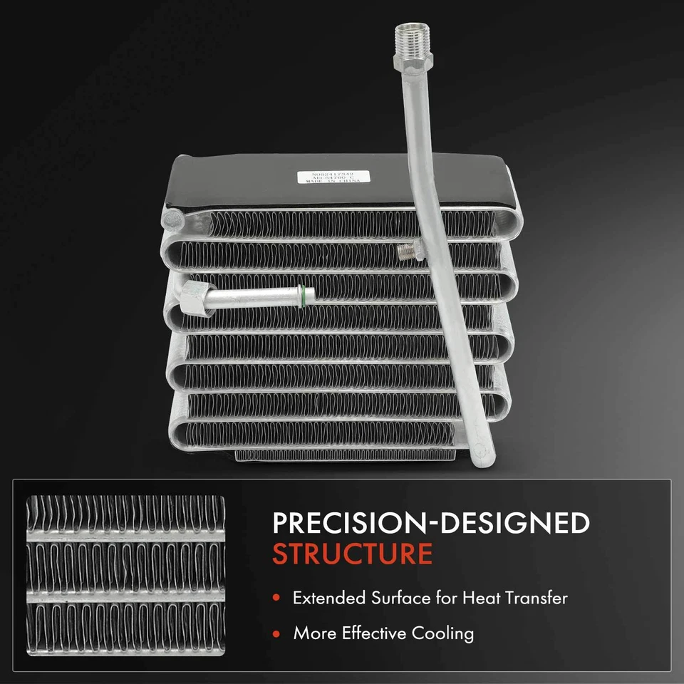 Núcleo evaporador de aire acondicionado de aluminio para Dodge Ram 50 1990-1993 Mitsubishi Mighty Max Foto 4 de 4