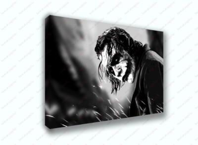 #ad Heath Ledger Joker Black and White Poster Canvas Print Art Home Decor Wall Art $562.60