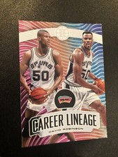 David Robinson “Career Lineage SP Insert” 2019-20 Panini illusions basketball