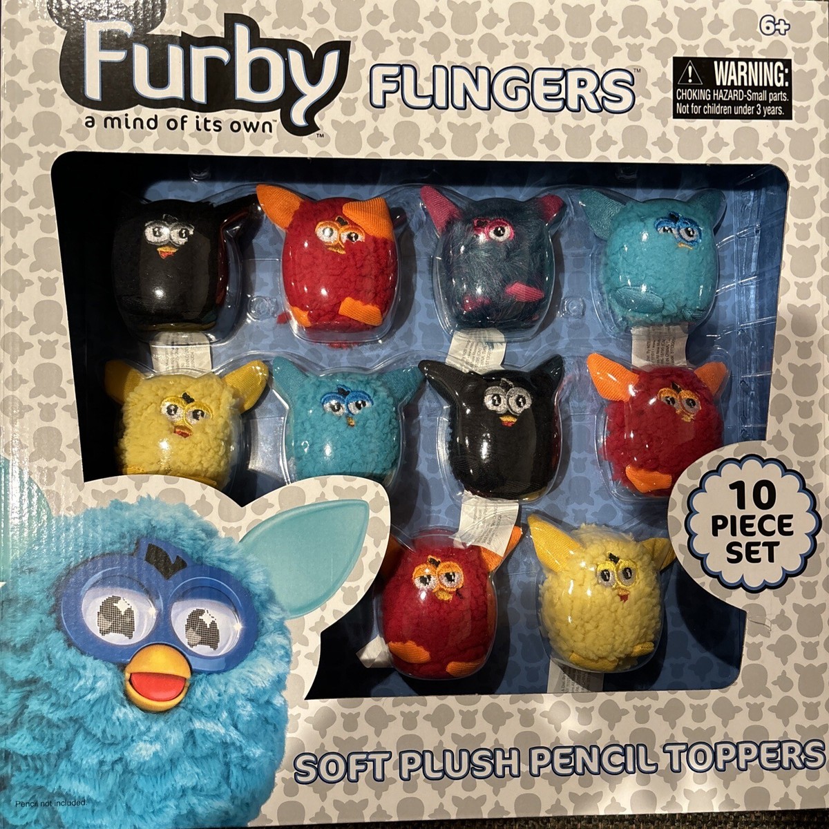 Furby ぬいぐるみセット まとめ売り Furby Flingers Soft Pencil Toppers Plush Finger Puppet Hasbro 2013