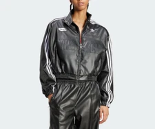 adidas Originals Adilenium Season 2 Biker Jacket Women Casual Top AsiaFit JM9287