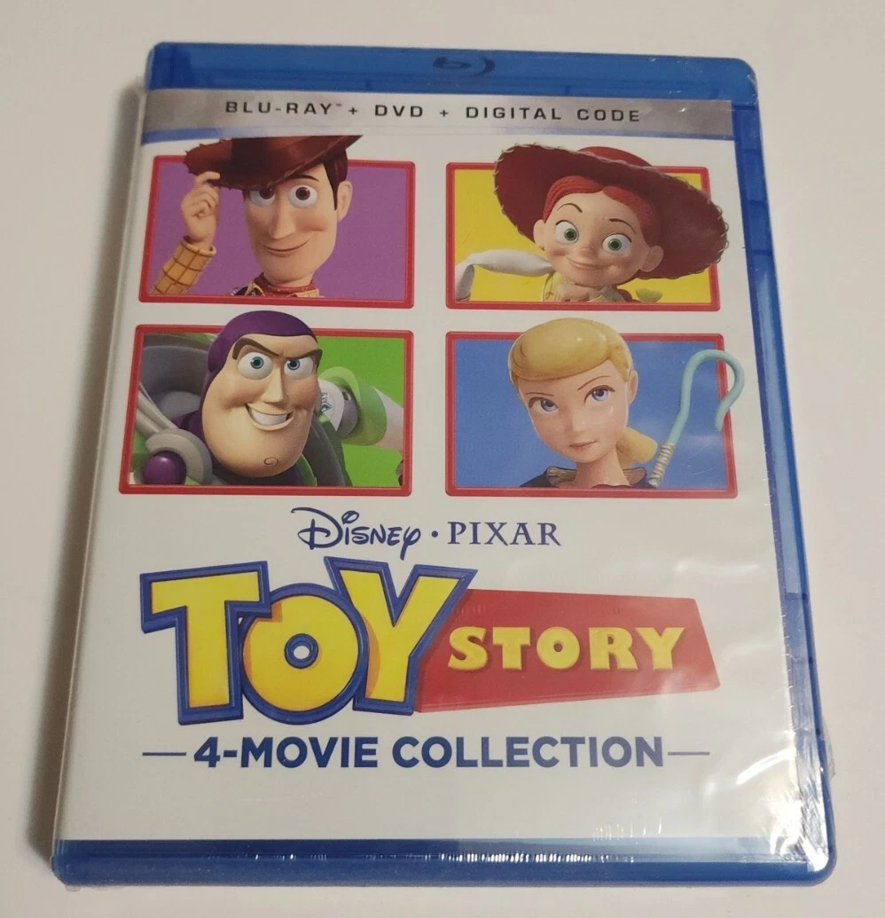 Pixar Toy Story 1 2 3 4 Complete Collection (Blu-ray+DVD+Digital