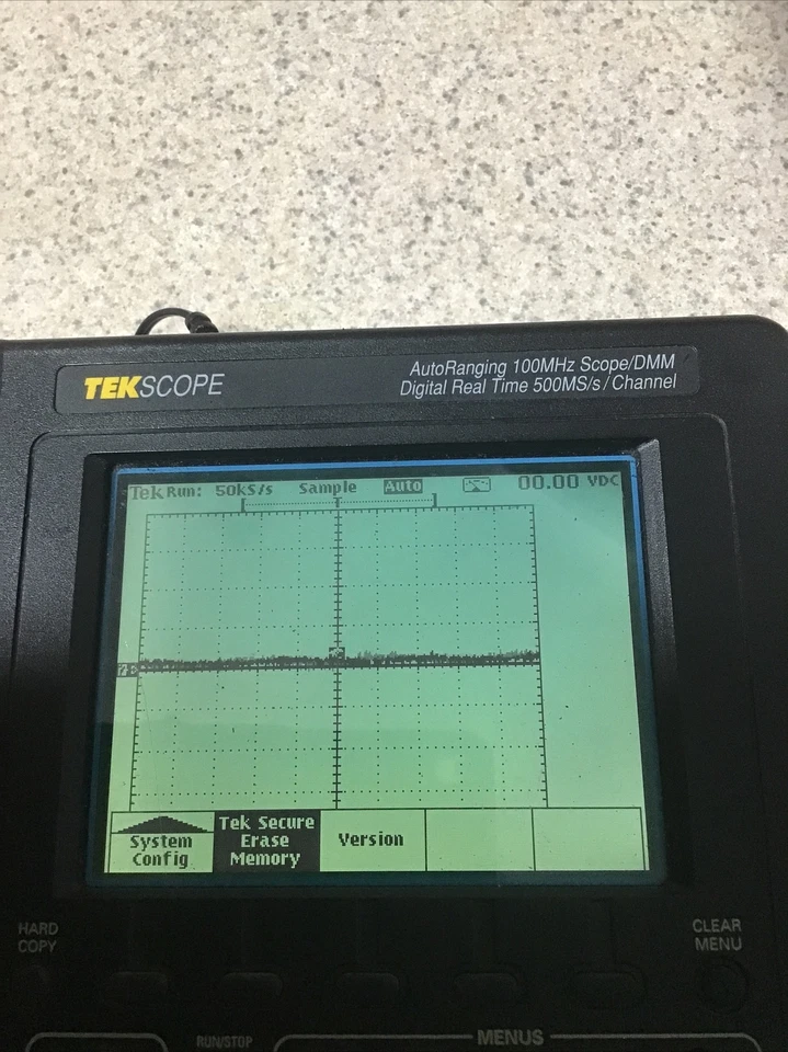 Mira telescópica Tektronix TekScope rango automático THS 720 100 MHz/DMM digital en tiempo real 500 MS/ Foto 4 de 4